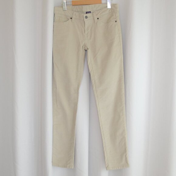 Patagonia Beige Corduroy Slim Fit Pants Sz 29 - Picture 2 of 8